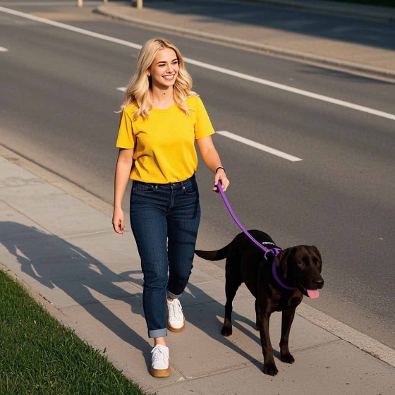 Leash training for sidewalk walks4